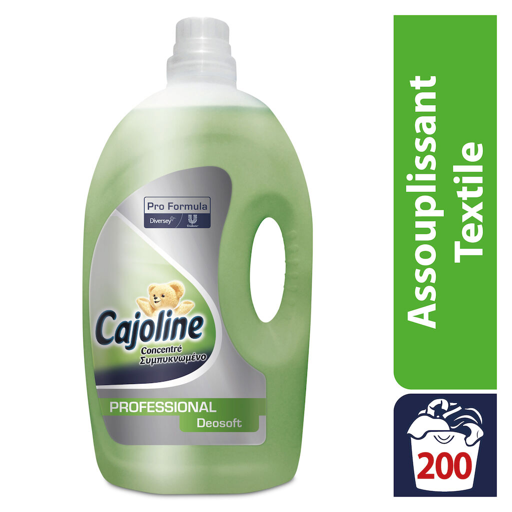 Cajoline Pro Formula DeoSoft 2x5L - Assouplissant concentré pour le traitement des mauvaises odeurs